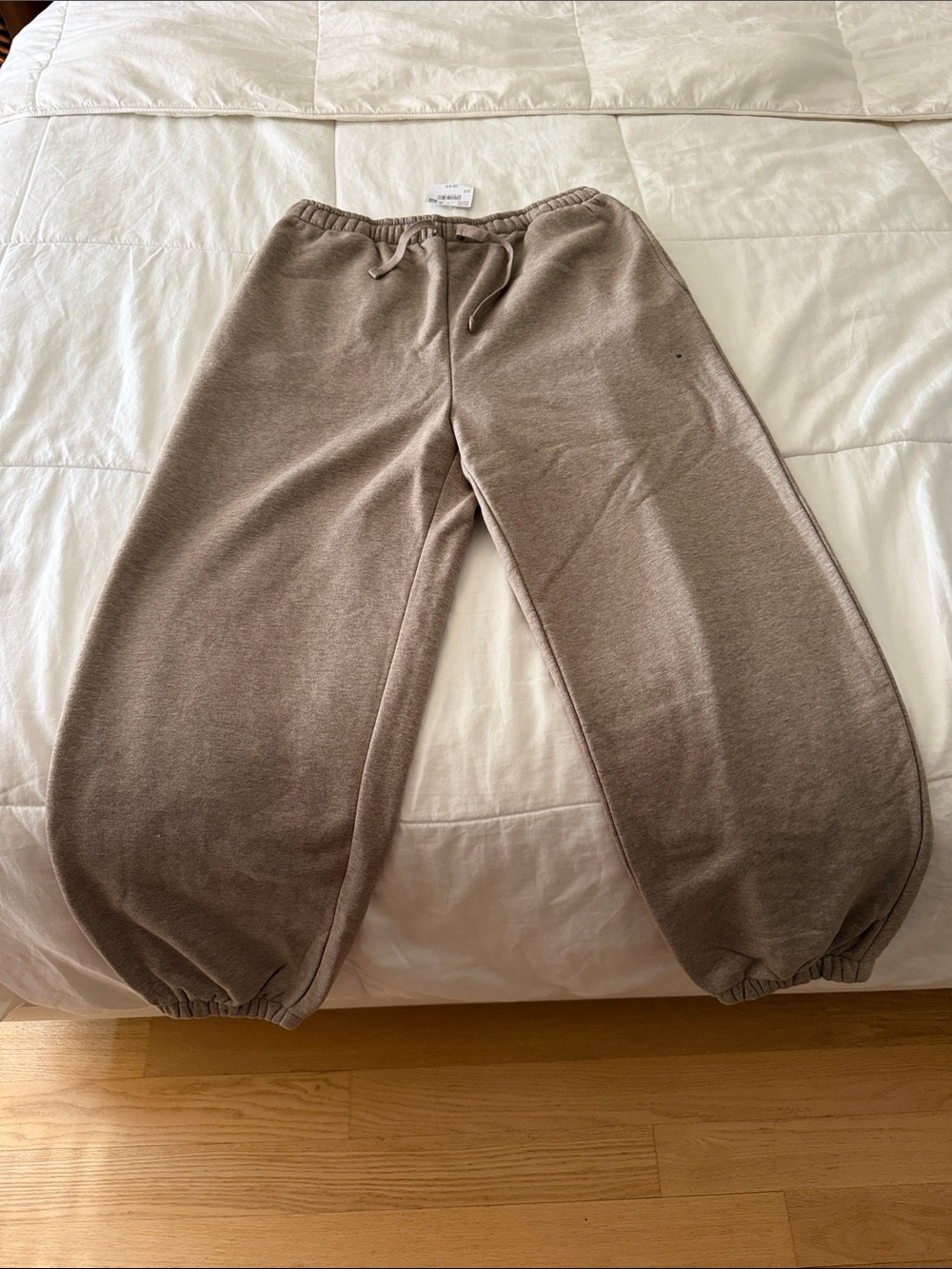 American Eagle Outfitters Taupe Drawstring Jogger Sweatpants